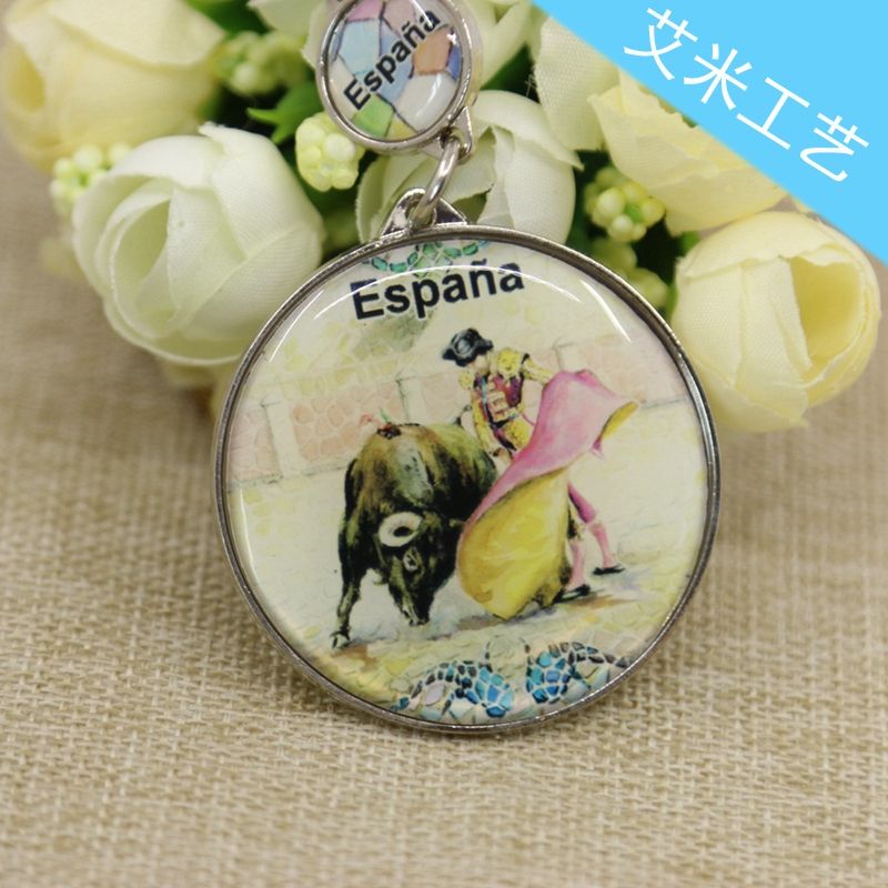 Direct sales of metal zinc alloy keychains, plastic acrylic keychains, No. 42 from Yiwu factory Item Picture
