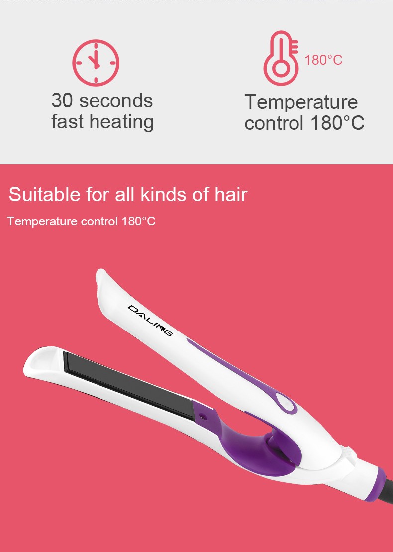 DALING-5018 Ladies' Hair Curler, Plug-in Ladies' hair curler, Hair Salon, bangs Wholesale Cross-border detail image 6