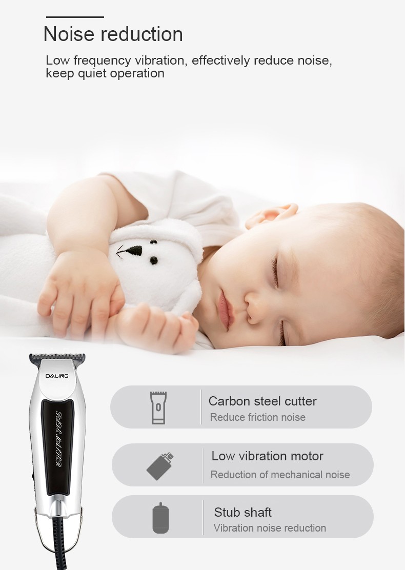 DALING-1056 Professional rechargeable oil head power cord hair clipper for shaving heads and high-power push scissors wholesale pic 9