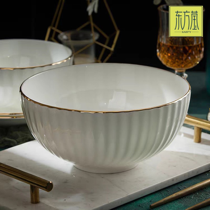 Ceramic tableware, ceramic plates, bowls, plates and saucers, gift bowl sets, bowl sets, household bone China tableware detail image 6