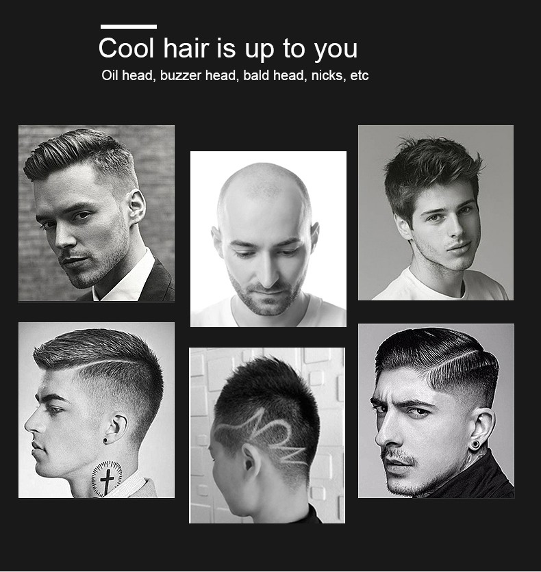 DALING-1056 Professional rechargeable oil head power cord hair clipper for shaving heads and high-power push scissors wholesale pic 3