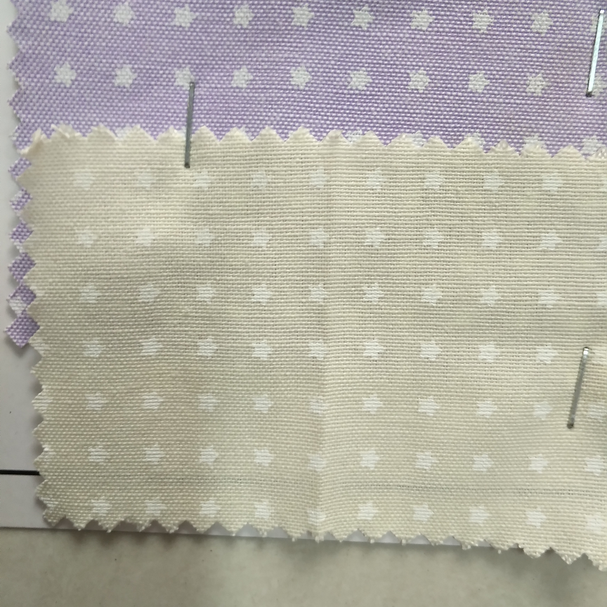 Small stars in cloth pattern, beige,
