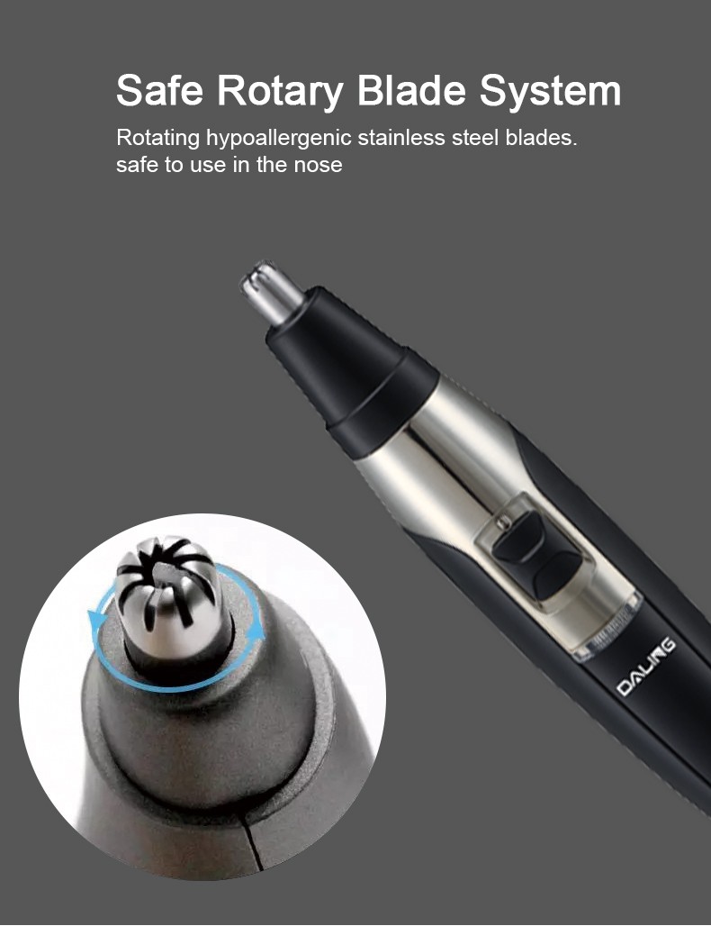 DALING Electric Nose Hair Trimmer DALING-7021, multi-functional nose hair trimmer, Eyebrow Trimmer, Cross-border detail image 3