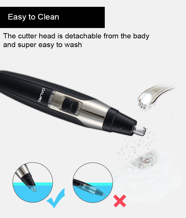 DALING Electric Nose Hair Trimmer DALING-7021, multi-functional nose hair trimmer, Eyebrow Trimmer, Cross-border detail image 6