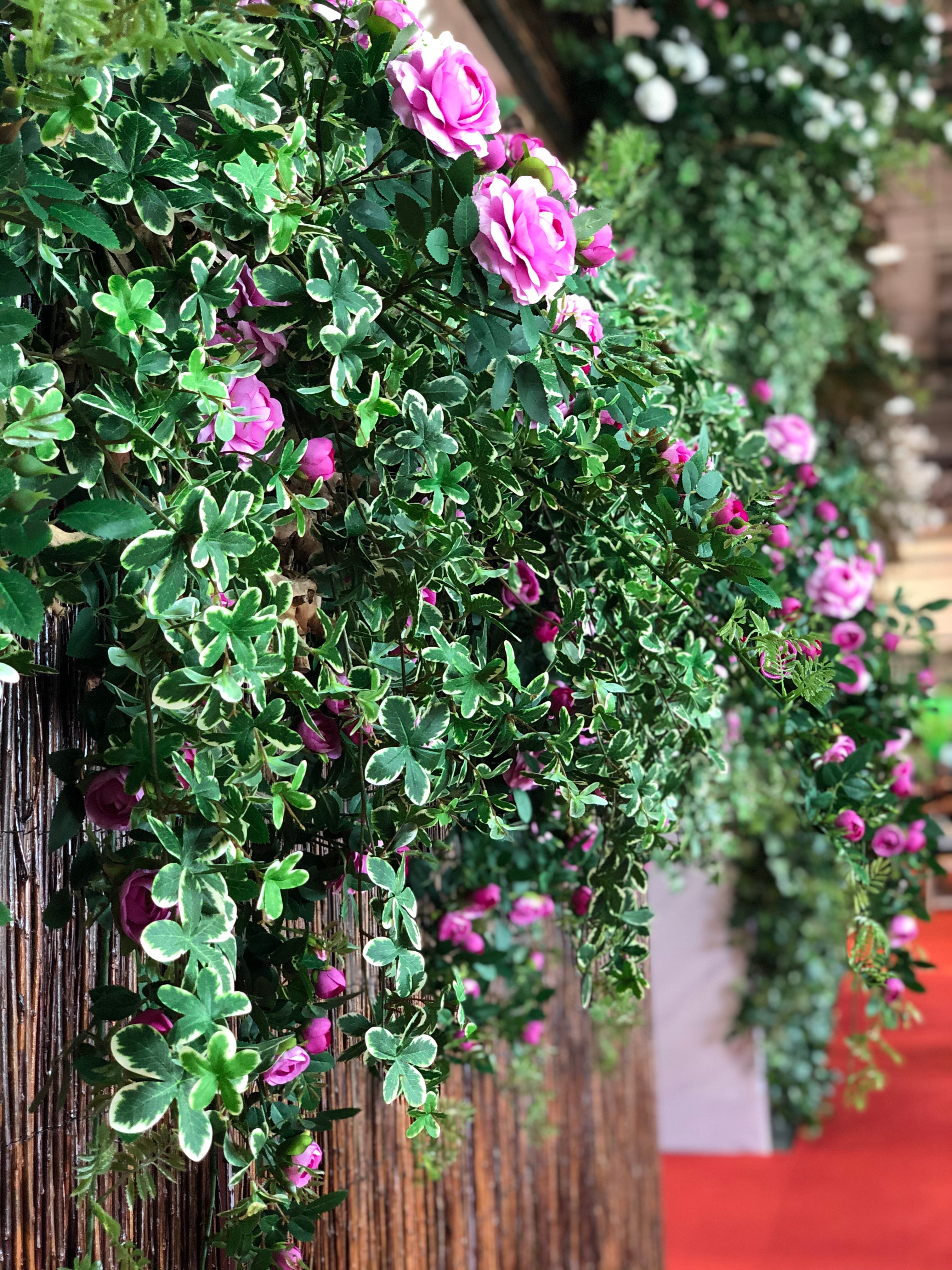 Wedding artificial flowers, large crape myrtle decoration, garden landscaping, artificial flowers, silk flowers, engineering decoration, crape myrtle flower manufacturer wholesale pic 11