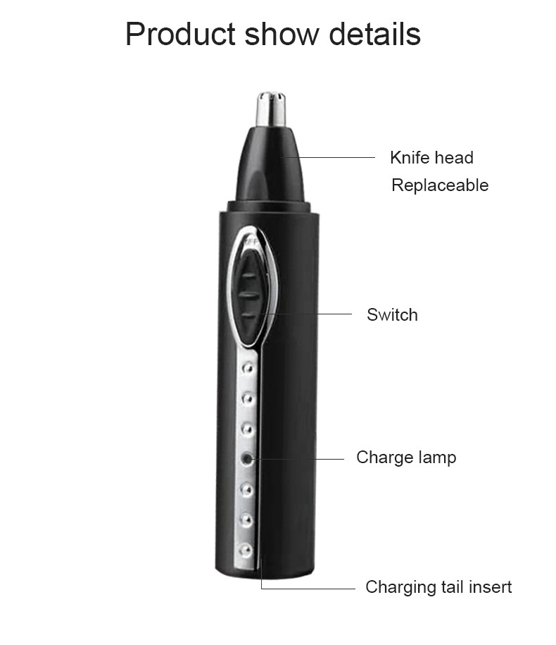 DALING Electric Nose Hair Trimmer DALING-7018 Nose Hair Trimmer, multi-functional sideburns, Eyebrow Trimmer, Cross-border detail image 10