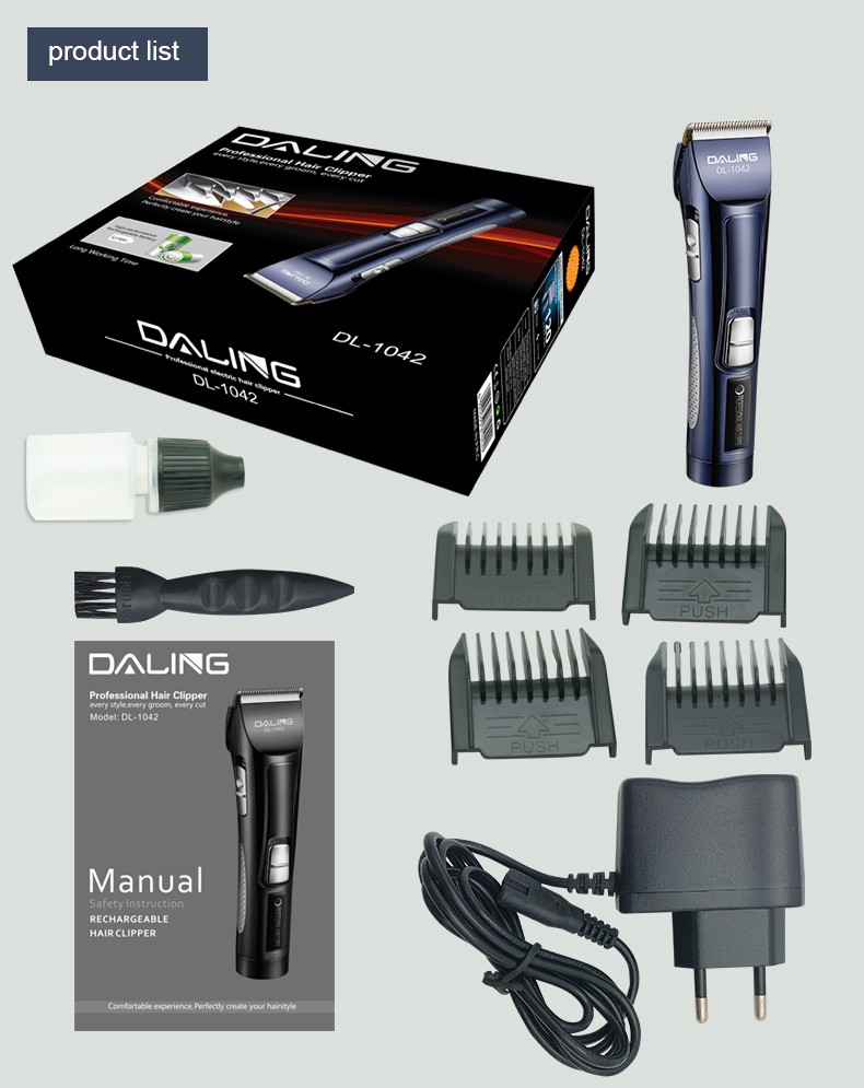 DALING-1042 household electric hair clipper, rechargeable electric clipper, wholesale of hair clippers across borders detail image 14