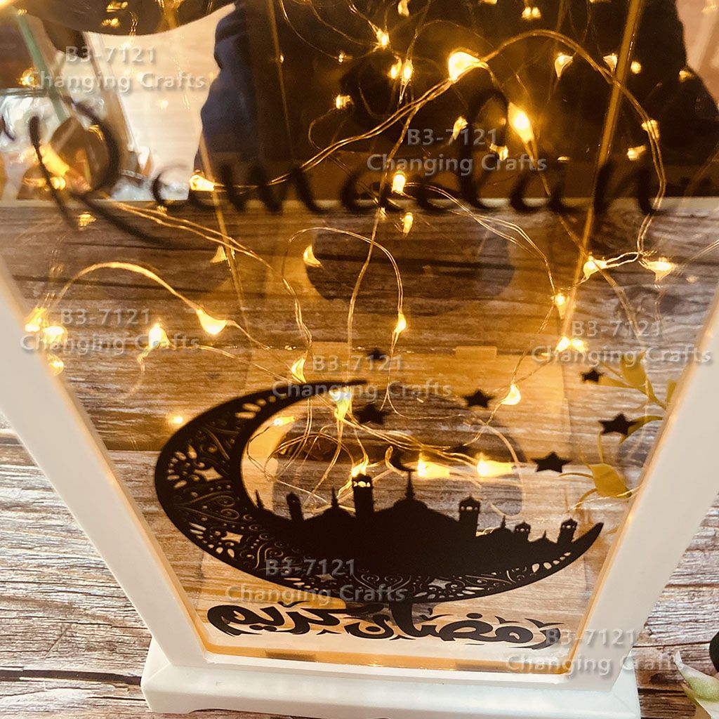 Ramadan Christmas lantern antique kerosene flame plastic creative decoration process electronic candle stall goods import cross border approval trembling sonic boom wedding road LED horse-light soft decoration props fireplace 186 Application Scenario