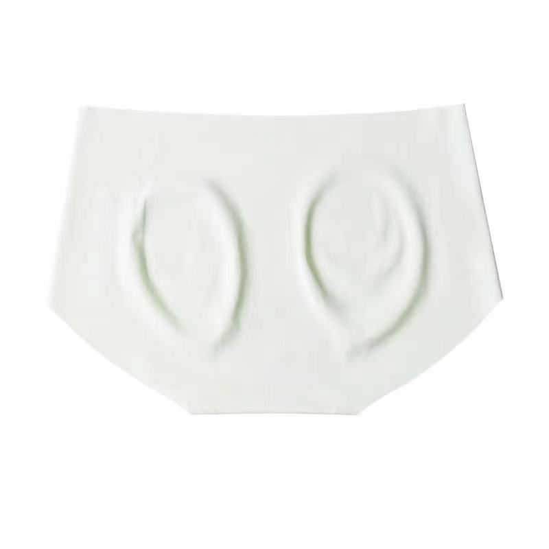 Seamless Underwear Female Cotton Antibacterial Graphene Summer Middle Waist Little Girls Cotton Thin Japanese Triangle Shorts Head 1114