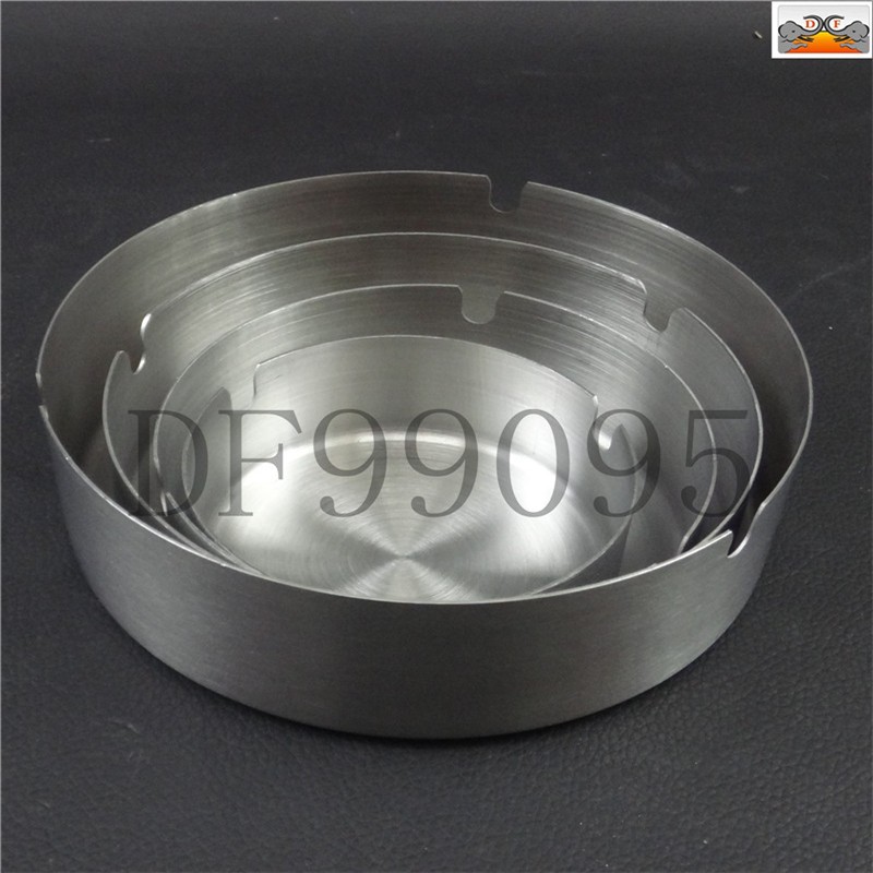 DF99095不锈钢简式烟灰缸简约金属加厚不锈钢烟灰缸酒店酒吧ktv办公圆形烟缸 DF trading house详情1