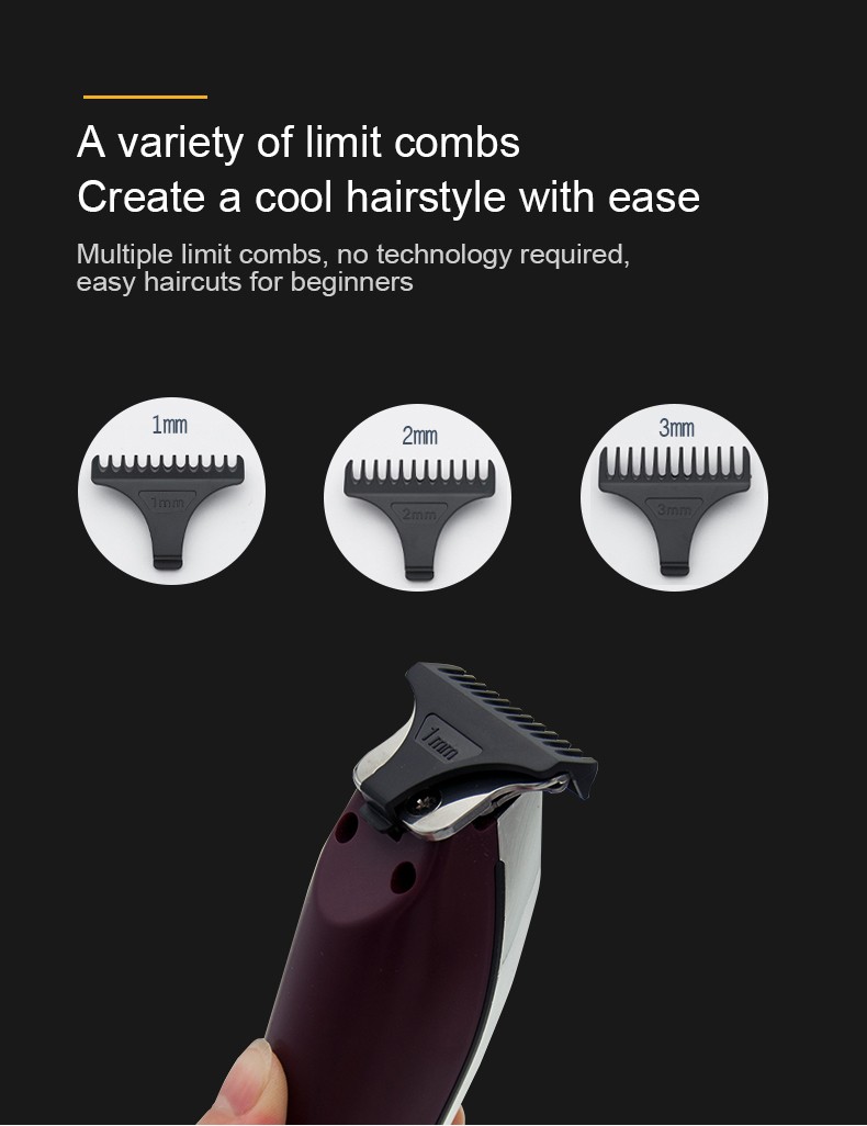 DALING-1056 Professional rechargeable oil head power cord hair clipper for shaving heads and high-power push scissors wholesale pic 8