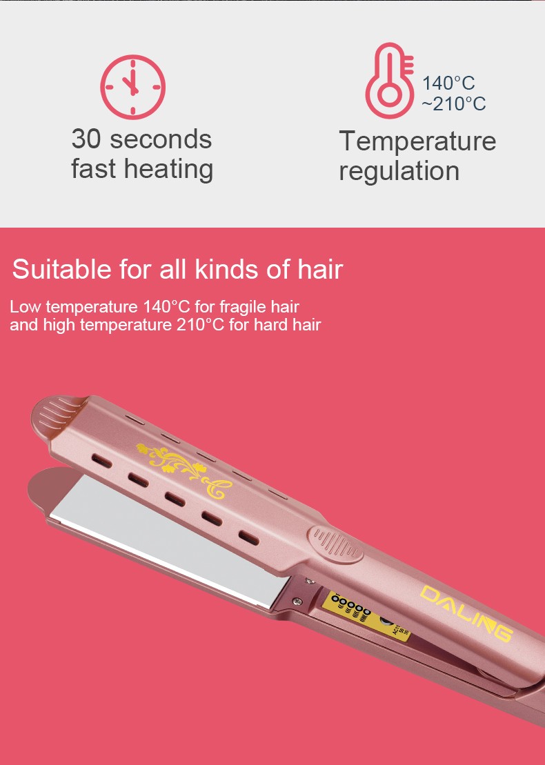 DALING-5019 Women's Hair Straightener, plug-in women's hair straightener, wholesale cross-border detail image 6