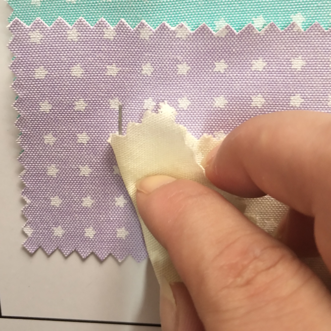 布纹小星星，紫色、