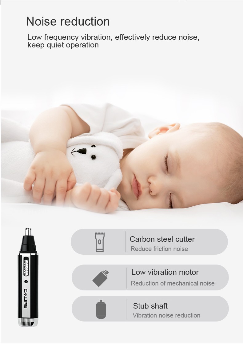 DALING-7006 Electric Nose Hair trimming, nose hair shaving, rechargeable nose hair remover Wholesale Cross-border detail image 9