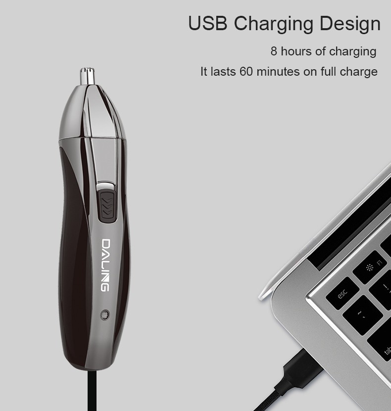 DALING Electric Nose Hair Trimmer Daling 7007, multi-functional sideburns and eyebrow trimmer for cross-border use detail image 8