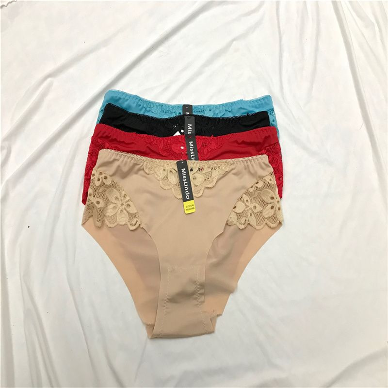 Seamless Underwear Women's Cotton Antibacterial Graphene Summer Middle Waist Little Girls Cotton Thin Japanese Triangle Shorts Head 1136