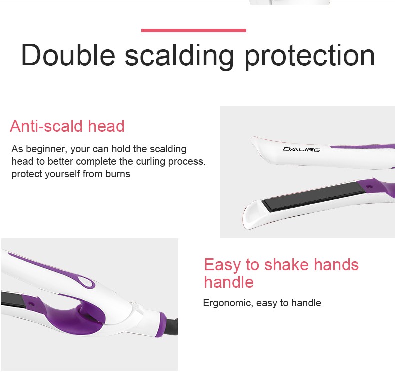 DALING-5018 Ladies' Hair Curler, Plug-in Ladies' hair curler, Hair Salon, bangs Wholesale Cross-border detail image 8