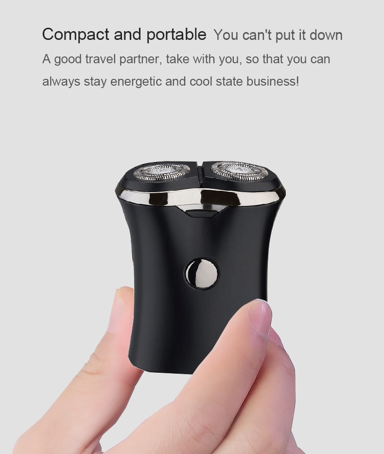 DALING-9036 Electric shaver, Men's rotary razor, two-head washable wholesale detail image 9