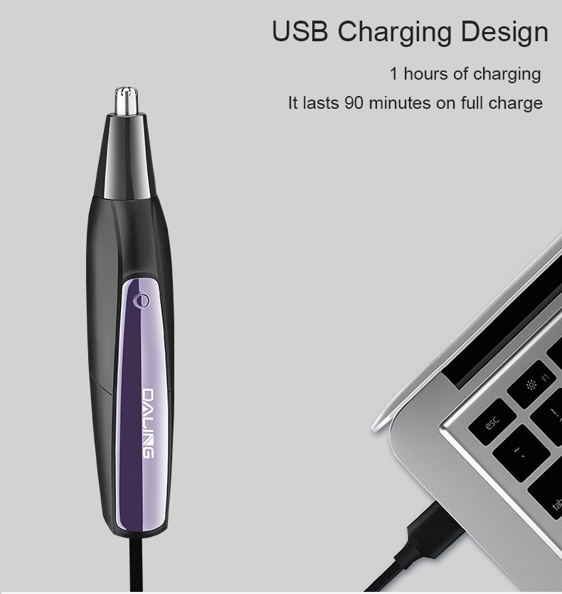 DALING Electric Nose Hair Trimmer DALING-7020, multi-functional nose hair trimmer, Eyebrow Trimmer, Cross-border detail image 8