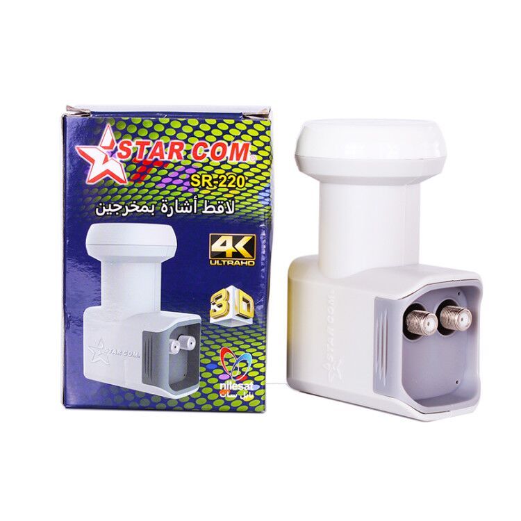 SR-220 lnb exported to the Middle East/Central Europe/Africa Ku Band Universal Twin LNB 0.3dB