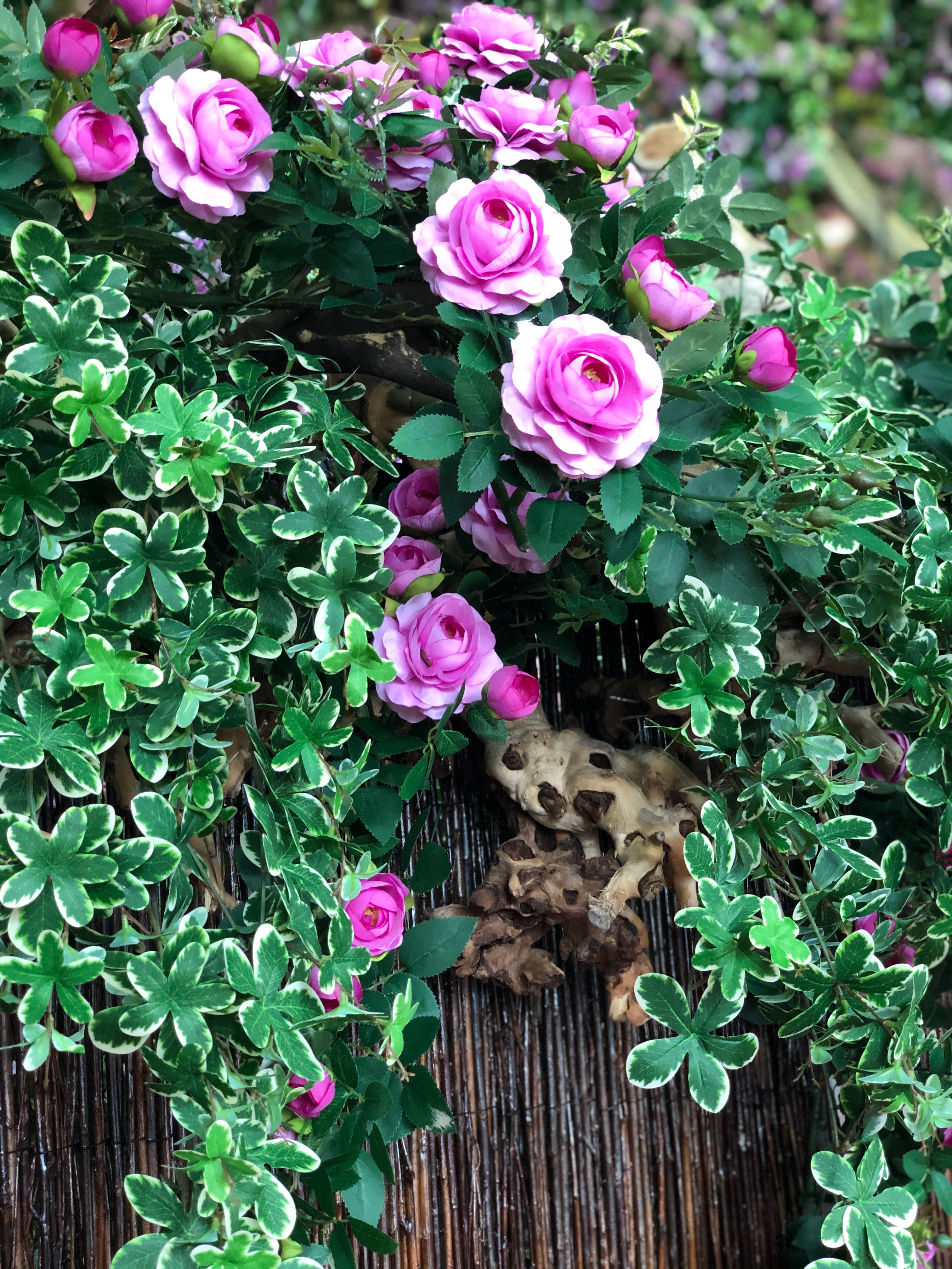 Wedding artificial flowers, large crape myrtle decoration, garden landscaping, artificial flowers, silk flowers, engineering decoration, crape myrtle flower manufacturer wholesale pic 12