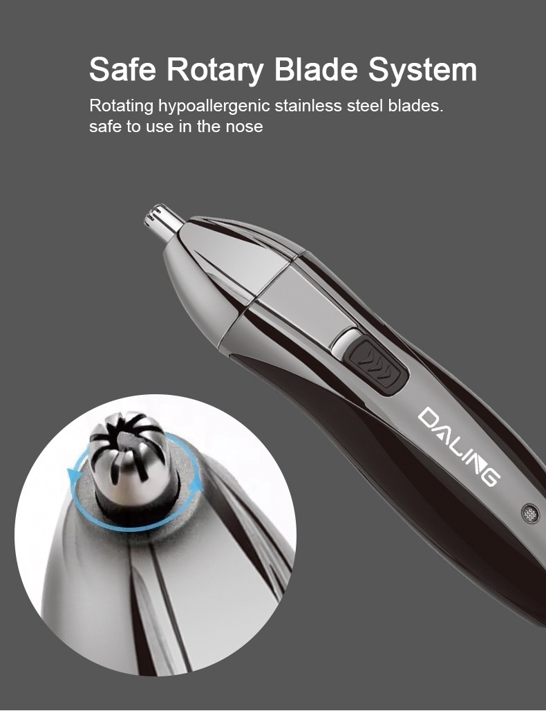 DALING Electric Nose Hair Trimmer Daling 7007, multi-functional sideburns and eyebrow trimmer for cross-border use detail image 3