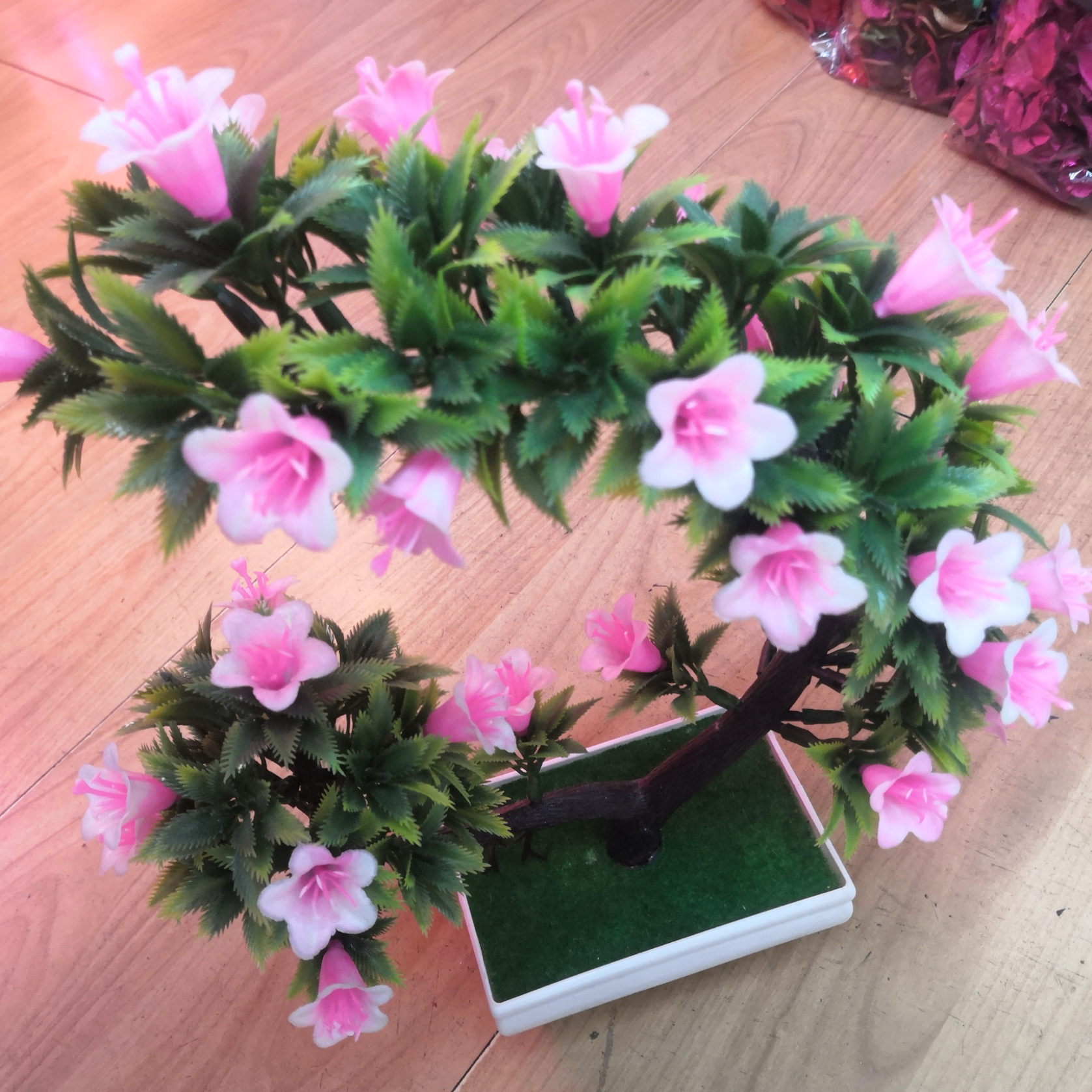 01—133 塑料花盆景