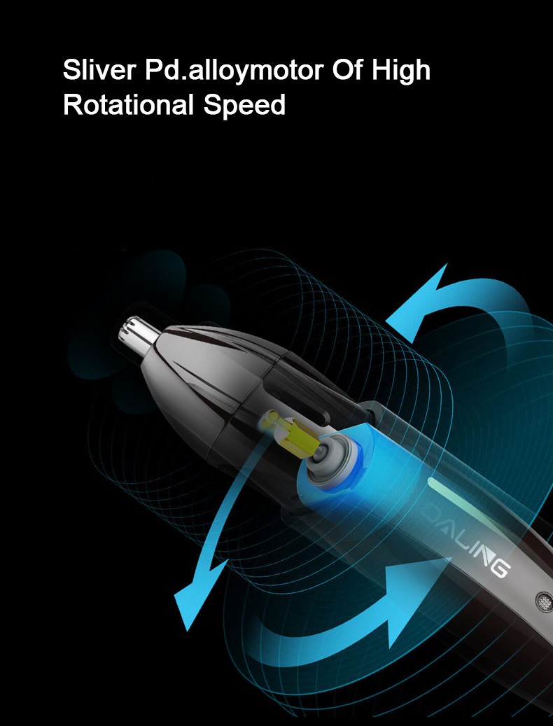 DALING Electric Nose Hair Trimmer Daling 7007, multi-functional sideburns and eyebrow trimmer for cross-border use detail image 5