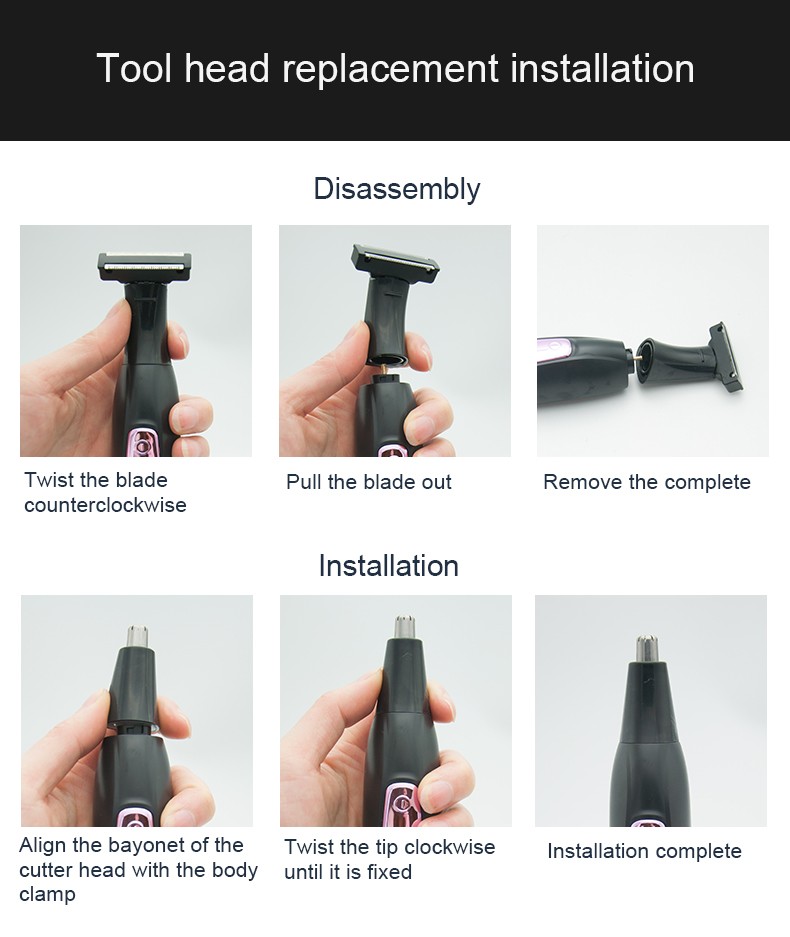 DALING Electric Nose Hair Trimmer DALING-7020, multi-functional nose hair trimmer, Eyebrow Trimmer, Cross-border detail image 11