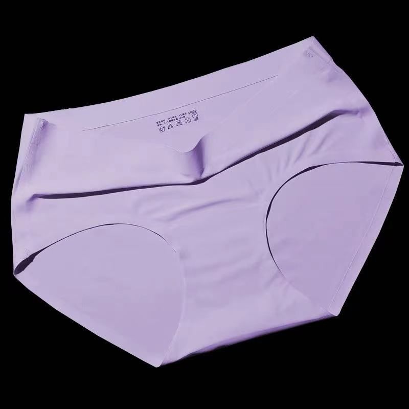Seamless Underwear Female Cotton Antibacterial Graphene Summer Middle Waist Little Girls Cotton Thin Japanese Triangle Shorts Head 1118