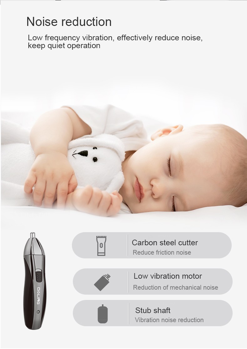 DALING Electric Nose Hair Trimmer Daling 7007, multi-functional sideburns and eyebrow trimmer for cross-border use detail image 9