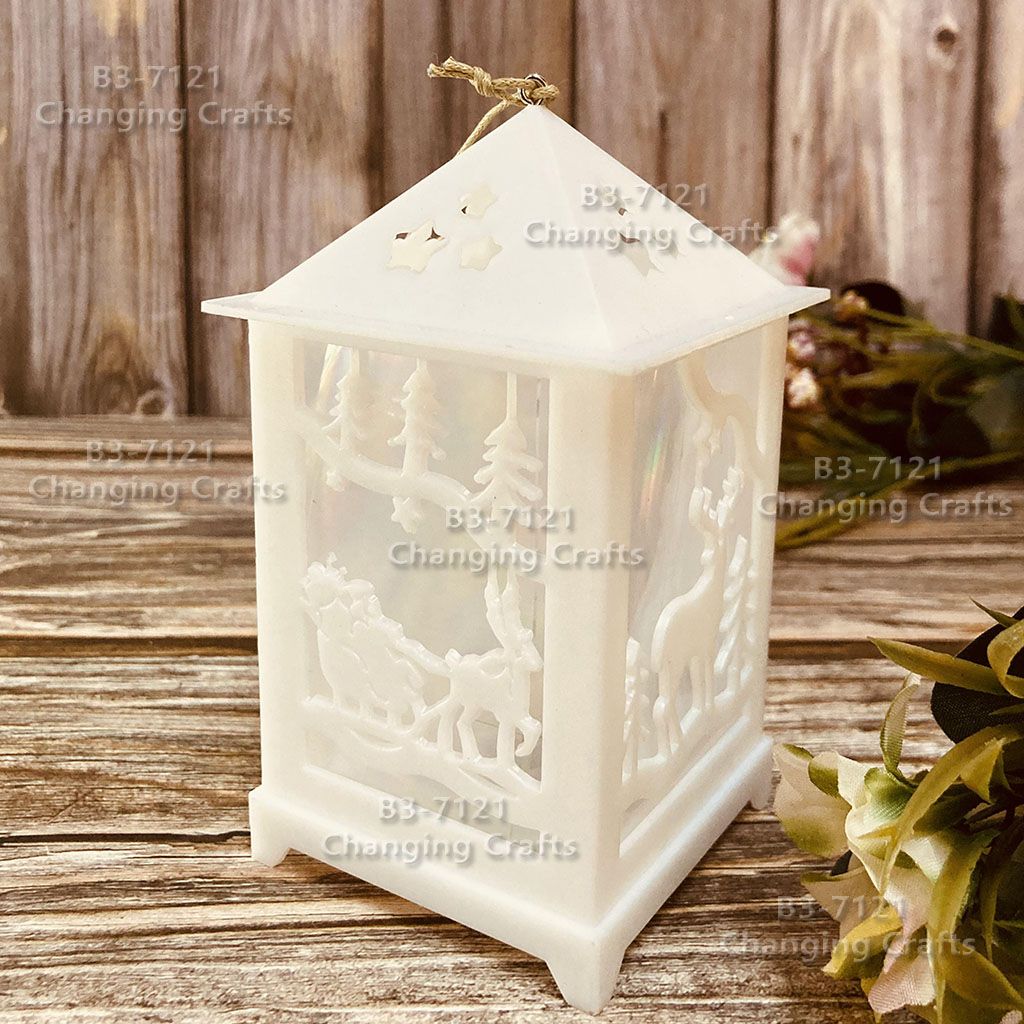 Ramadan plastic antique kerosene flame wind lamp Christmas creative decoration craft electronic candle stall goods import cross border approval Trembling sonic boom wedding road LED horse-light soft decoration prop fireplace 158 Specification drawing