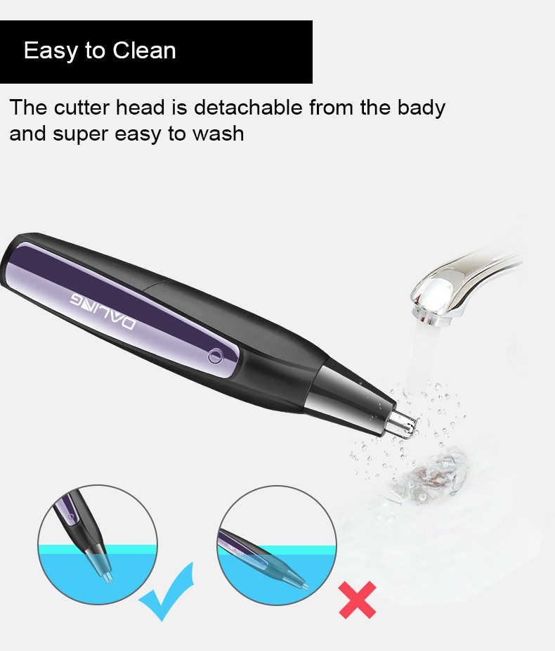 DALING Electric Nose Hair Trimmer DALING-7020, multi-functional nose hair trimmer, Eyebrow Trimmer, Cross-border detail image 6