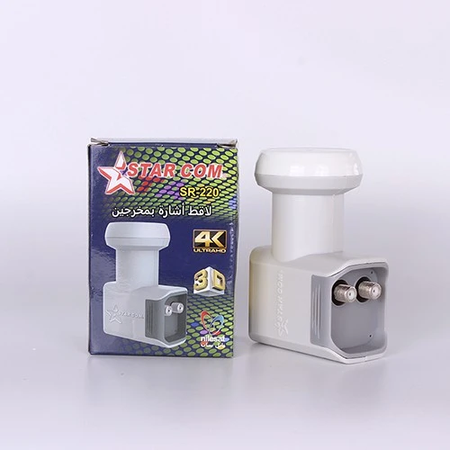 SR-220 lnb exported to the Middle East/Central Europe/Africa Ku Band Universal Twin LNB 0.3dB detail image 6