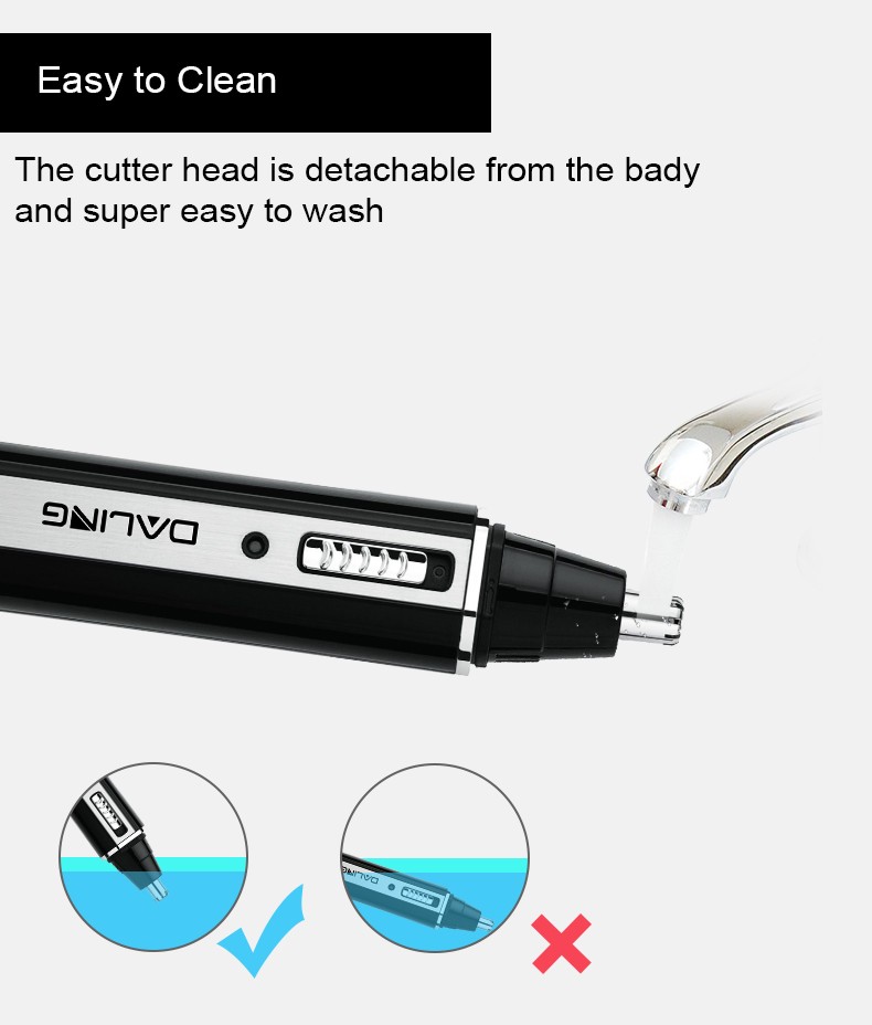 DALING-7003 Electric Nose Hair Trimmer, Multi-functional Set, Razor, Nose hair Trimmer, Eyebrow Trimmer wholesale detail image 6