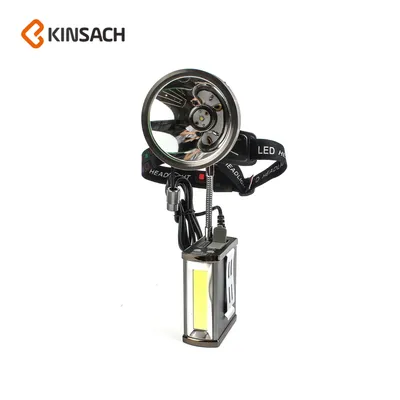 Headlamp LED Strong light Charging Super bright large aperture super long endurance outdoor lighting Headtorch Split lamp thumbnail