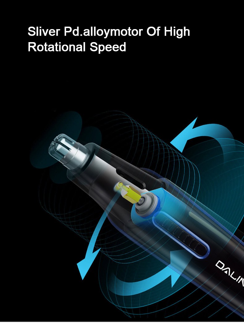 DALING-7015 Electric Nose Hair Trimmer and Temples Trimmer Multi-functional Set Nose Hair Trimmer Wholesale Cross-border detail image 5