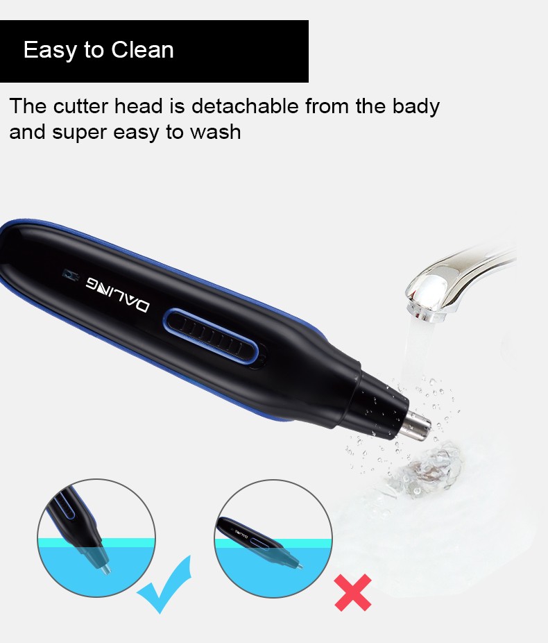 DALING-7015 Electric Nose Hair Trimmer and Temples Trimmer Multi-functional Set Nose Hair Trimmer Wholesale Cross-border detail image 6