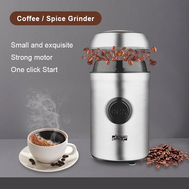 DSP丹松 家用迷你便携式咖啡磨豆机电动打粉小型半自动咖啡研磨机详情图1