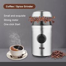 DSP丹松 家用迷你便携式咖啡磨豆机电动打粉小型半自动咖啡研磨机