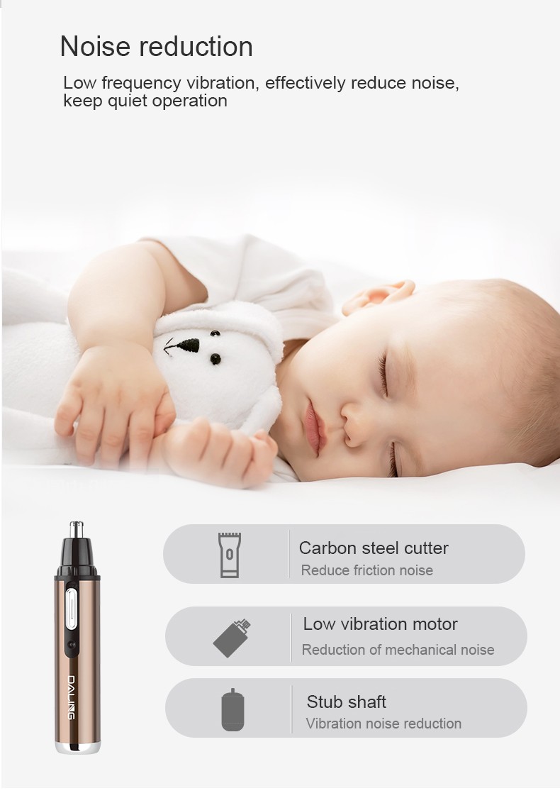 Ms. DALING's Daling Electric Nose Hair Trimmer DALING-7008 Nose Hair and Sideburn Trimmer Multi-functional Set Wholesale Cross-border detail image 9