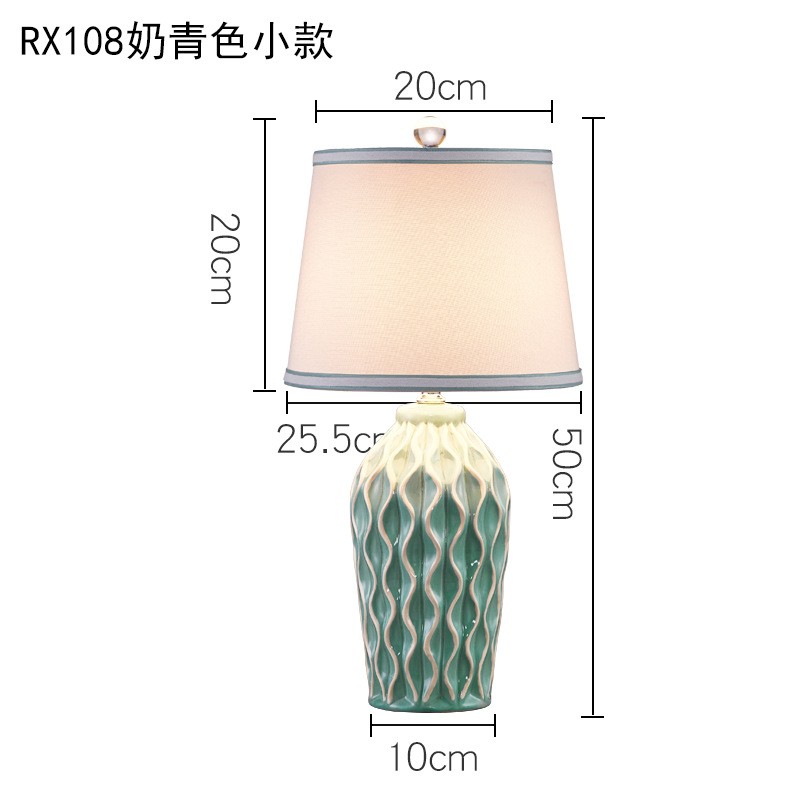 LED台灯LED陶瓷台灯LED布艺台灯详情图3