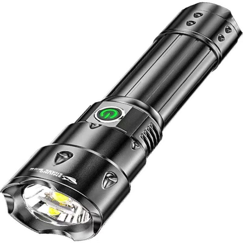手电筒强光充电家专用灯便携超长续航户外超亮远射17图