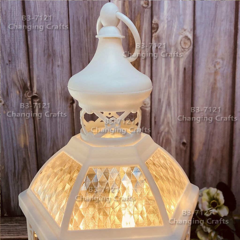 Ramadan Christmas lantern, antique kerosene flame, plastic creative decoration, electronic candle stand, imported cross-border wholesale, street stall, Douyin bestseller, wedding road guide, LED horse lantern, soft decoration prop, fireplace RK014 details Picture