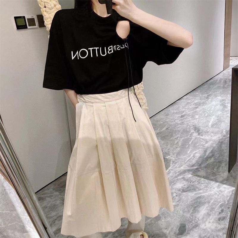 新款时尚潮流设计款上衣衫女早秋2021新款慵懒百搭通类薄款女装48