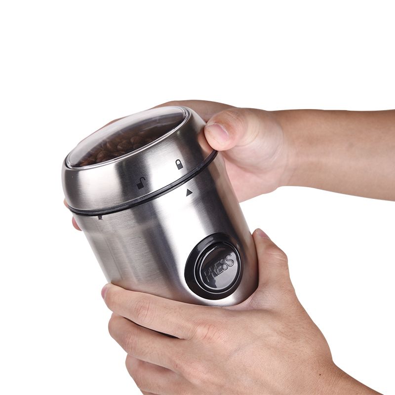 DSP丹松 家用迷你便携式咖啡磨豆机电动打粉小型半自动咖啡研磨机详情图3