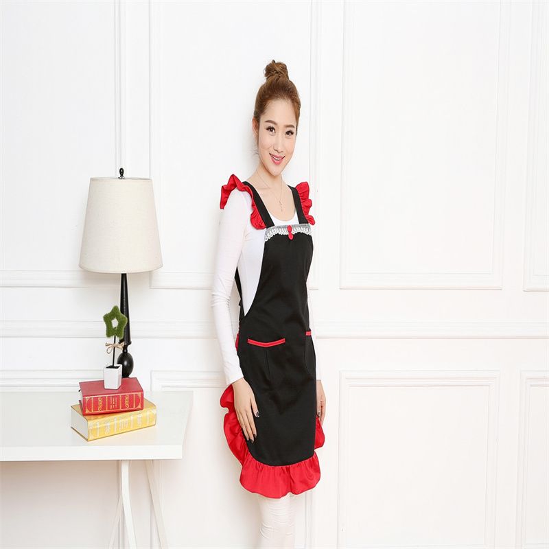 Odo Knitted Daily Necessities Long Short Sleeve Apron Overalls Baking Set Overalls 31