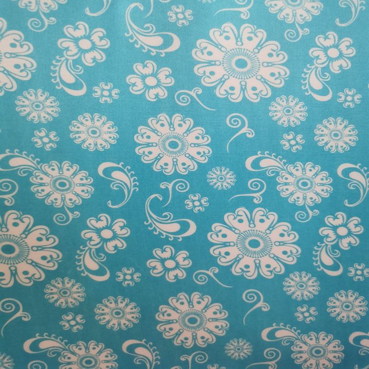 Color dinkin print series estampado floral rico 100% poliéster tejido en la parte inferior con espuma de PVC details Picture