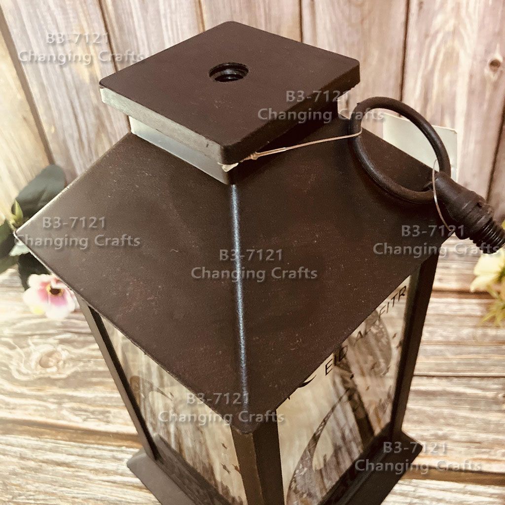 Ramadan Christmas lantern, antique kerosene flame, plastic creative decoration, electronic candle, street stall goods, imported cross-border batch, trembling sound, bestseller, wedding guide, LED horse lantern, soft decoration props, fireplace 209 details Picture