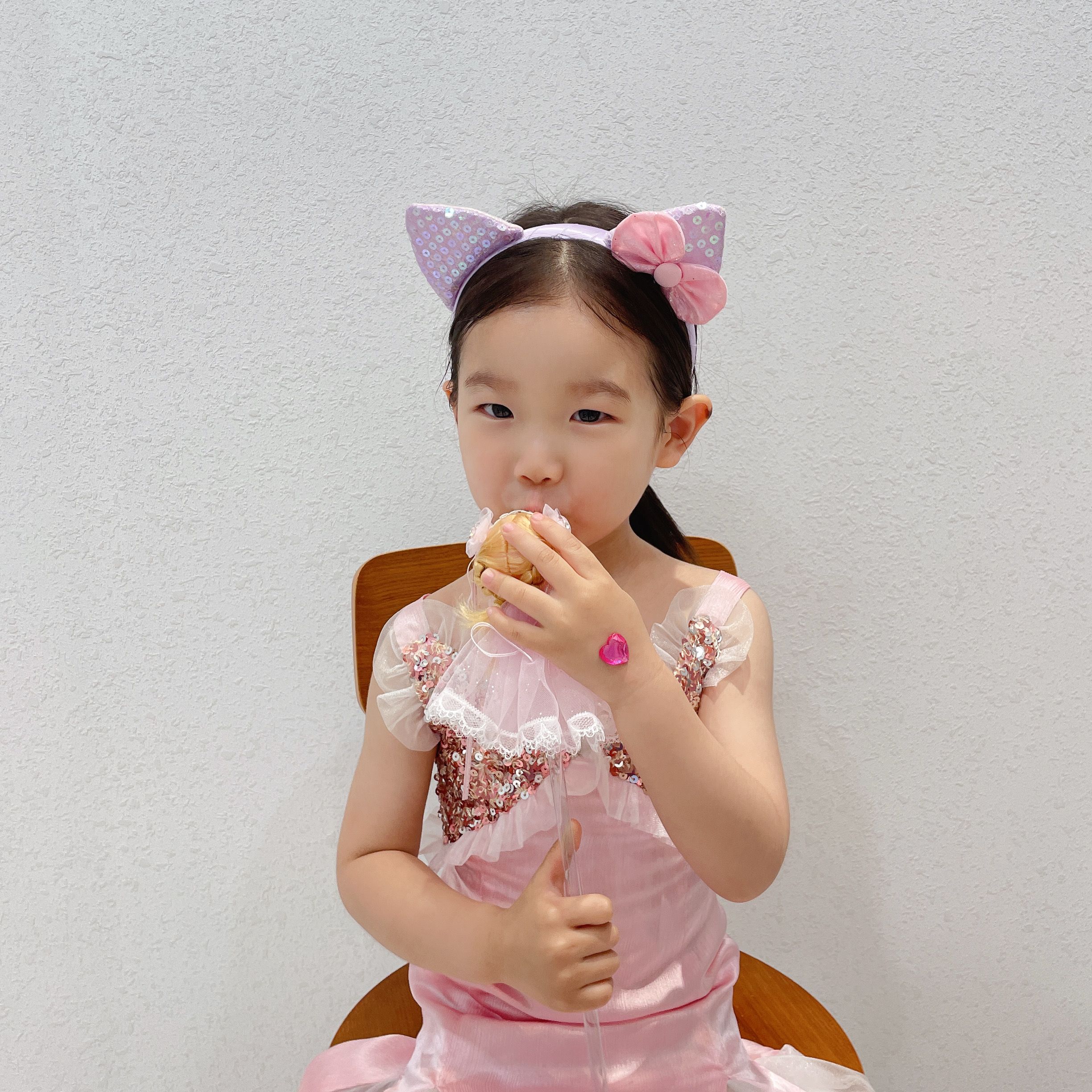 A versatile Chinese-style accessory for Hanfu without hair entanglement - the super cute series of round cat-ear hair bands